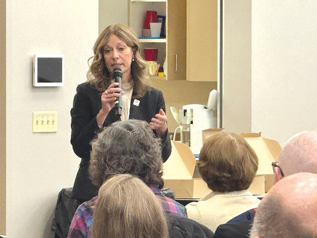 Governor candidate speaks locally